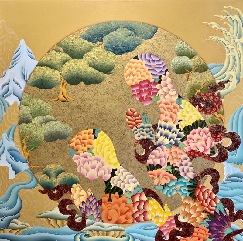 Equanimity | Acrylic on Canvas | 48" X 48" | 2023