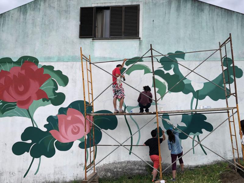 Mural Project, Flores Island, Azorean, Portugal
